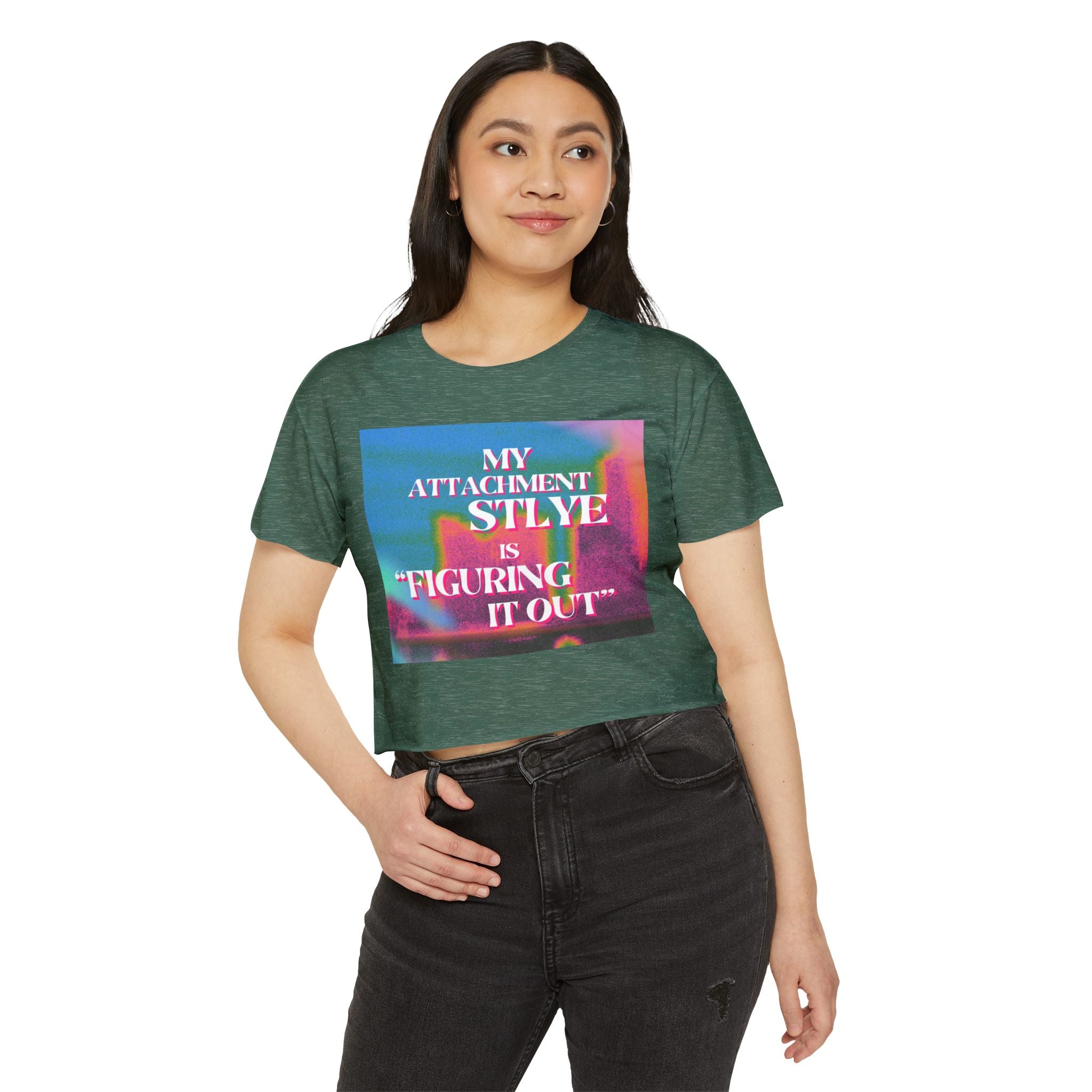 Attachment Style Cropped Tee