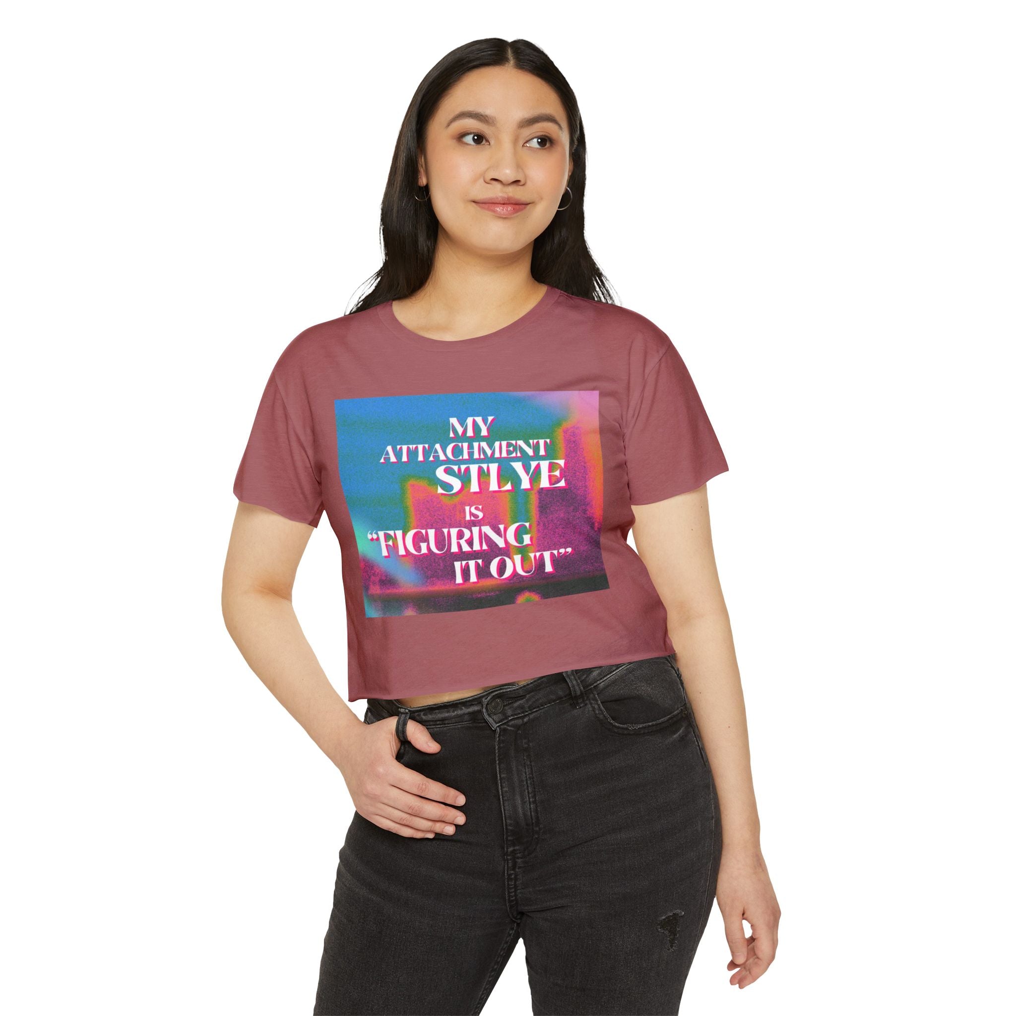 Attachment Style Cropped Tee