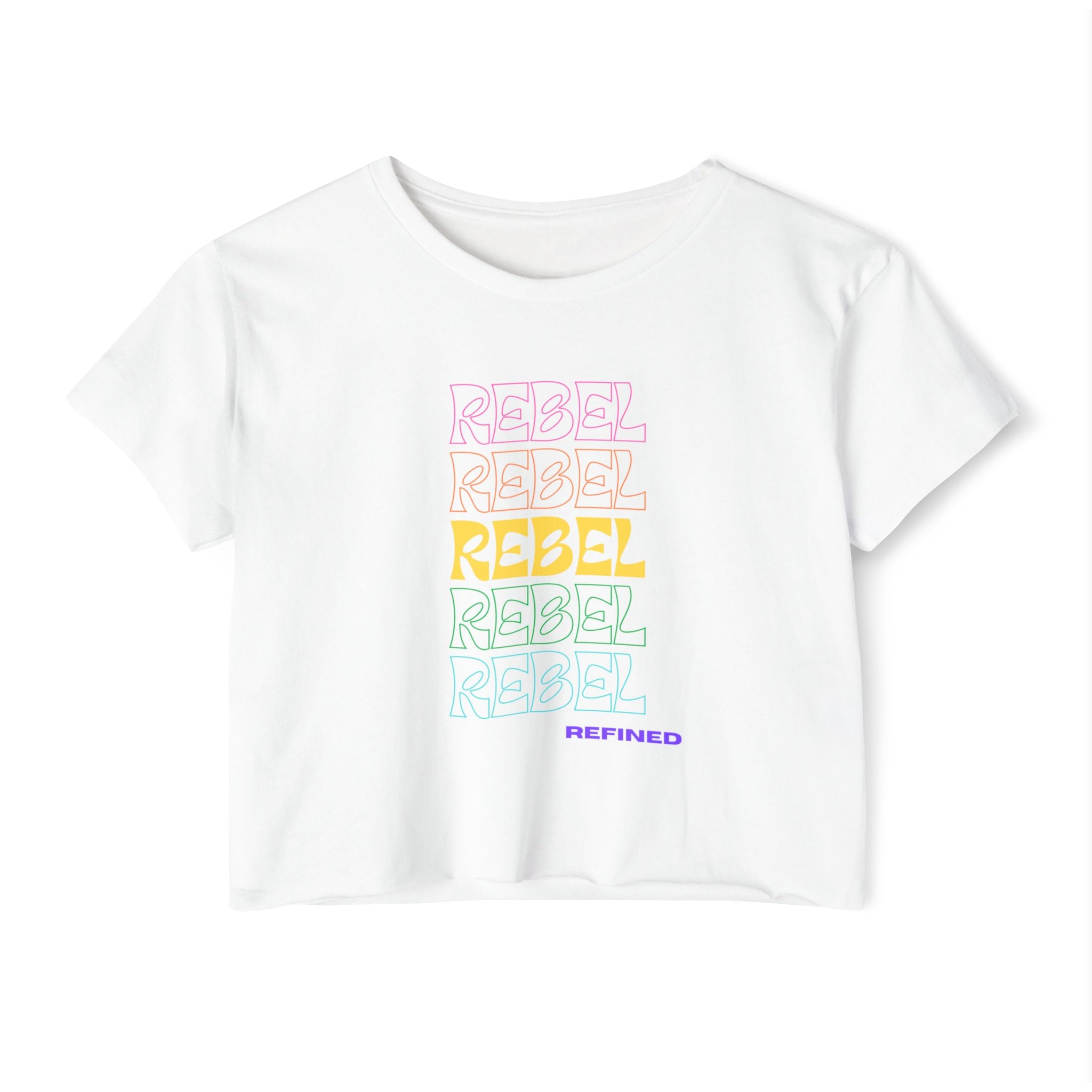 Rebel Refined Stacked Cropped Tee