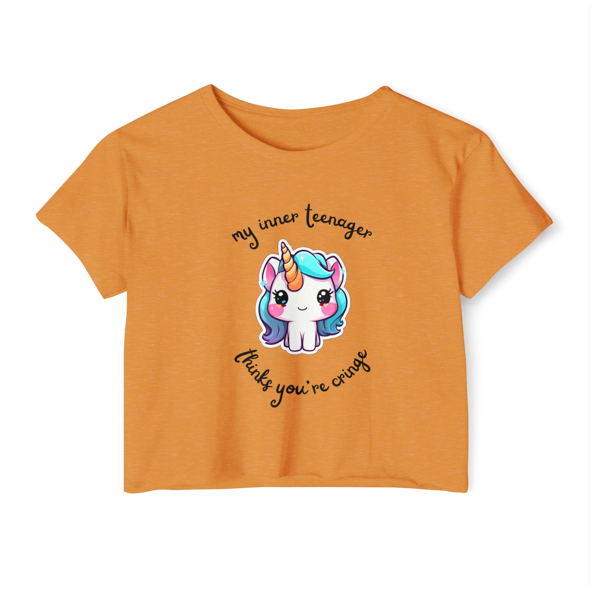 Unicorn Cropped Tee