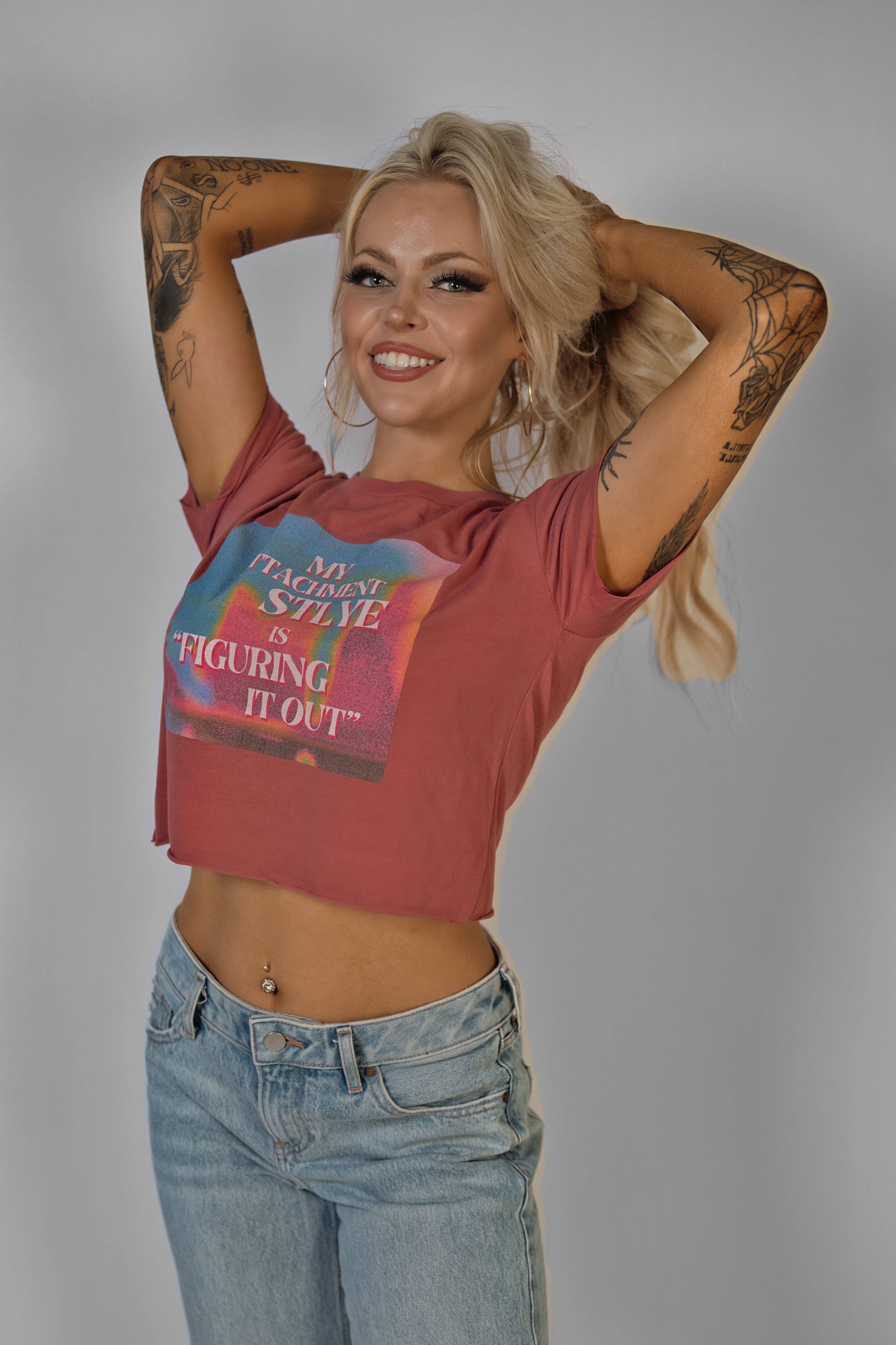 Attachment Style Cropped Tee
