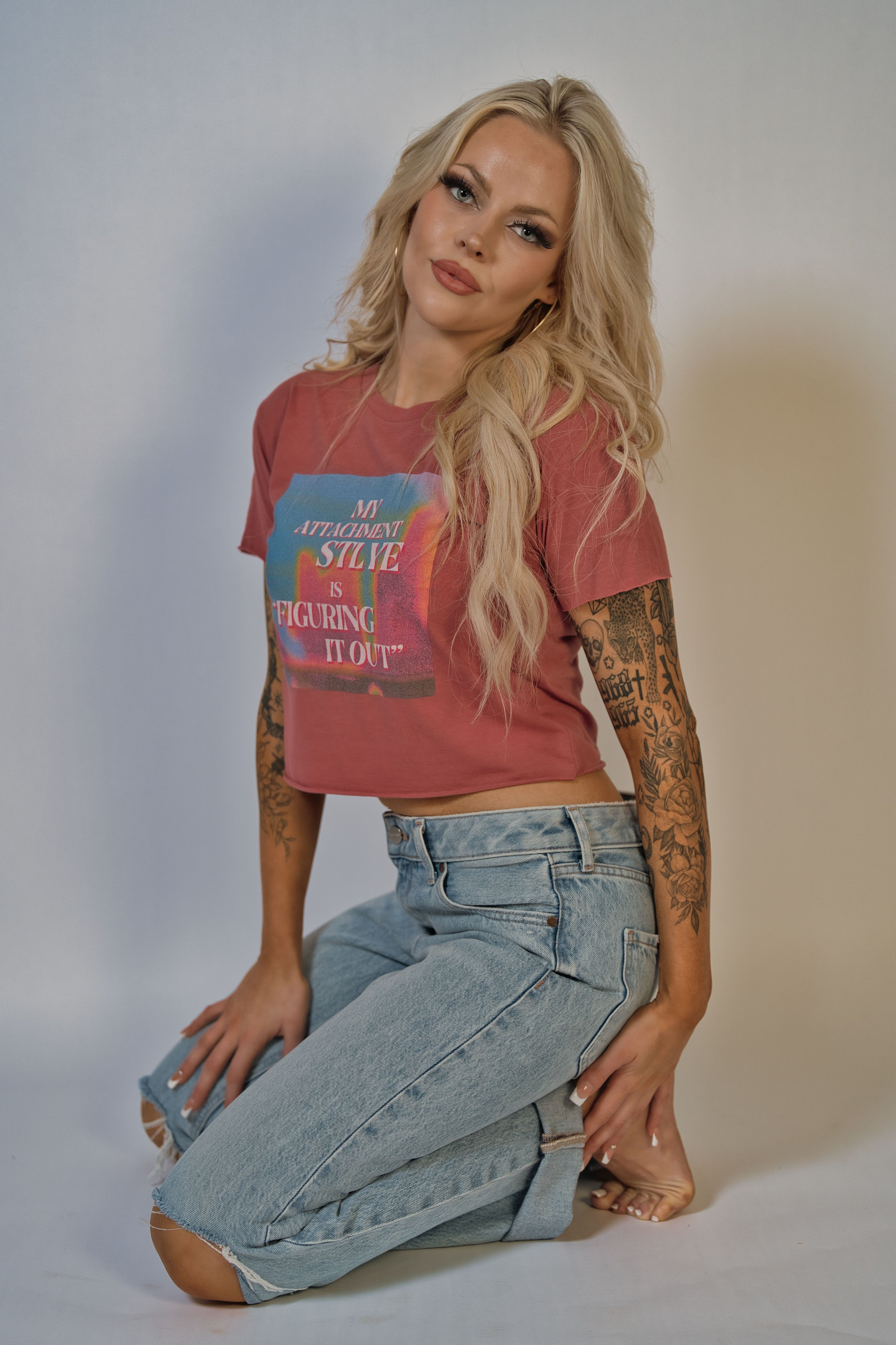 Attachment Style Cropped Tee